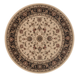 Westerly 5'3 Round Area Rug - Marash Luxury Collection (Ivory)