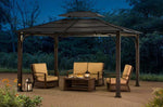 Expand Your Outdoor Living Space With a 10 x 12 Chatham Steel Hardtop Gazebo with Vented Roof for Optimum Airflow