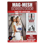 Deluxe Mag-Mesh Hands Free Screen Door 39"W x 83" H, No Tools Required, by Westerly (2)