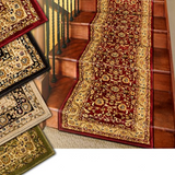 Westerly Marash Luxury Collection 25' Stair Runner Rugs Stair Carpet Runner with 336,000 Points of Fabric per Square Meter, Red