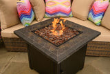 Endless Summer 30" Outdoor Propane Gas Fire Pit Table (Copper Fireglass)