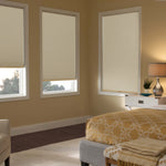 The Miro Brand, 48" x 64" Room Darkening Cellular Window Shade, Cordless, Trimmable (Ivory)