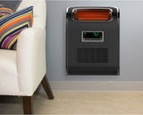 LifeSmart 3-Element Slim Line Heater Unit in Black Chrome