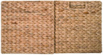 Westerly 2 Decorative Hand-Woven Water Hyacinth Wicker Storage Basket, 16 by 11 by 11 Ideal for Shelving Units