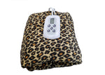 Westerly Twin Size Microplush Electric Heated Blanket, Cheetah