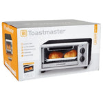 Toastmaster TM-102TR 4-Slice Toaster Oven, 10-Litre, Silver