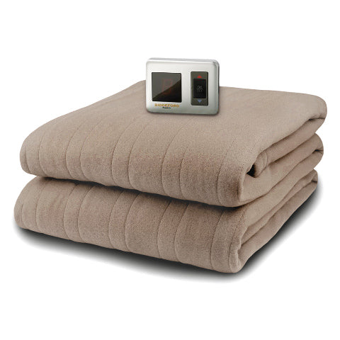 Biddeford Microplush Twin Electric Blanket, Taupe
