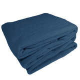 Living Quarters Automatic Heated Blanket Queen Denim Blue