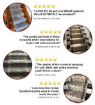 25' Stair Runner Rugs - Luxury Heriz Collection Stair Carpet Runners (Ivory)
