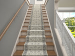 Westerly 25' Stair Runner Rugs - Luxury Mahal Collection Stair Carpet Runners (Ivory)