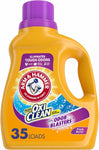 Arm & Hammer Plus OxiClean Odor Blasters Fresh Burst, 35 Loads Liquid Laundry Detergent, 61.25 Fl oz