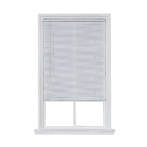Westerly 36" W x 64" H Light Filtering Cordless Miniblind - White