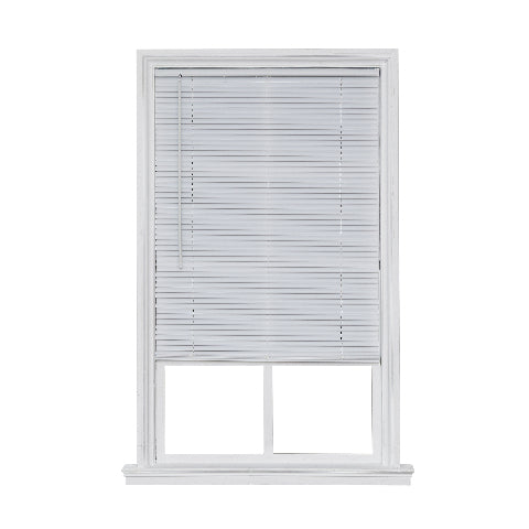 Westerly 32" W x 64" H Light Filtering Cordless Miniblind - White