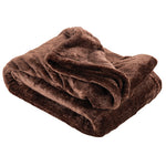 Westerly Electric Heated Throw Blanket, Chocolate