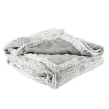 Westerly Electric Heated Throw Blanket, Hexagon Gray