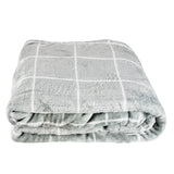 Westerly Electric Heated Throw Blanket, Square Gray