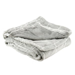 Westerly Electric Heated Throw Blanket, Square Gray