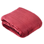 Westerly Electric Heated Throw Blanket, Wine