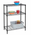 Westerly 3 Tier Household Wire Shelving Unit (13.3" x 23.2" x 30.3") Holds up to 750lbs