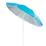 WESTERLY 7 FT Non-corroding fiberglass pole and ribs, UPF 50+ Protected outdoor Umbrella with Tilting Feature Vented Canopy, comes with carry bag with strap (Teal)