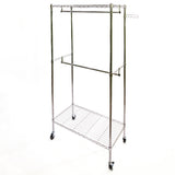 2-Tier Rolling Garment Rack, 35.7" x 74"