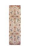 2'7'3" Olympus Collection Medallion Rug Runner (Ivory Red)