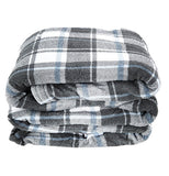 Biddeford Queen Electric Blanket, Gray Plaid