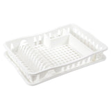 WESTERLY 2 Piece Dish Drainer 19" L x 13' W x 3" H (White)