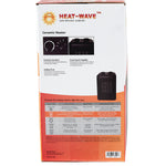 Heat Wave 1500W Ceramic Heater, Tip-over and overheat protection, adjustable thermostat, 2 heating settings