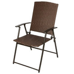 2 Pack Resin Wicker Folding Chair by Westerly