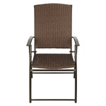 4 Pack Resin Wicker Folding Chair by Westerly