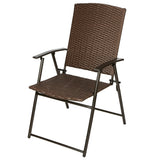 4 Pack Resin Wicker Folding Chair by Westerly