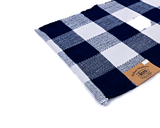Westerly 21" x 34" Indoor and Outdoor Buffalo Check Washable Rug with Non-skid Back, Navy