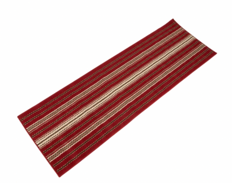 2'x5' Multi-Purpose Washable Accent Rug Runner, Red