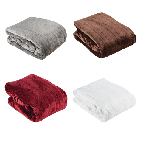 Westerly Assorted Colors Set of 4 Randomly Selected - Electric Blankets (Throw Size)