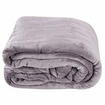 Westerly Twin Size Electric Heated Blanket, Purple