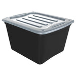 Westerly Storage Totes 21 Gal, Large Durable Stackable Containers, Great for Garage Organization, Clothing and More (2)