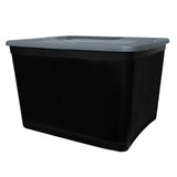 Westerly Storage Totes 21 Gal, Large Durable Stackable Containers, Great for Garage Organization, Clothing and More (4)