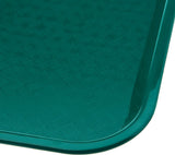 Carlisle CT101415 Cafe Standard Plastic Cafeteria/Fast Food Tray, NSF Certified, BPA Free, 14" Length x 10" Width, Teal (Pack of 24)