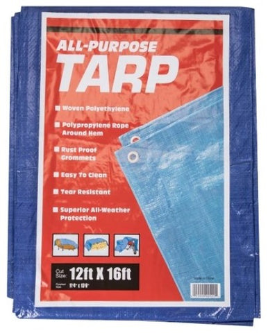 12' x 16' All-Purpose Weather Resistant Tarp