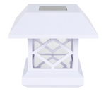 Solar Post Cap Light, White (12-Pack)