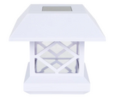 Solar Post Cap Light, White (12-Pack)