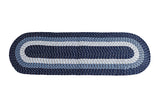 Braided Accent Rug Runner 20"x60" (Blue)