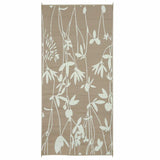 Westerly Premium 6' x 12' Reversible Patio Rug - Beige Floral