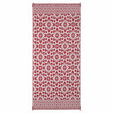 Westerly Premium 6' x 12' Reversible Patio Rug - Red Flower