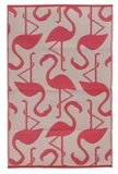 Westerly Premium 4' x 6' Reversible Patio Rug - Pink Flamingo