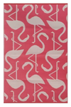 Westerly Premium 4' x 6' Reversible Patio Rug - Pink Flamingo