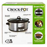 Crock-Pot 7-Quart Smart-Pot Slow Cooker - Brushed Stainless Steel