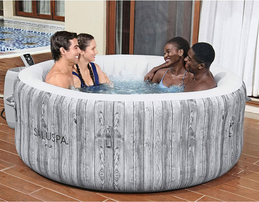 Bestway SaluSpa Fiji 2 to 4 Person Portable Inflatable Round Hot Tub, –  Home Lot