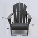 Gray Folding Adirondack Chair, by Westerly